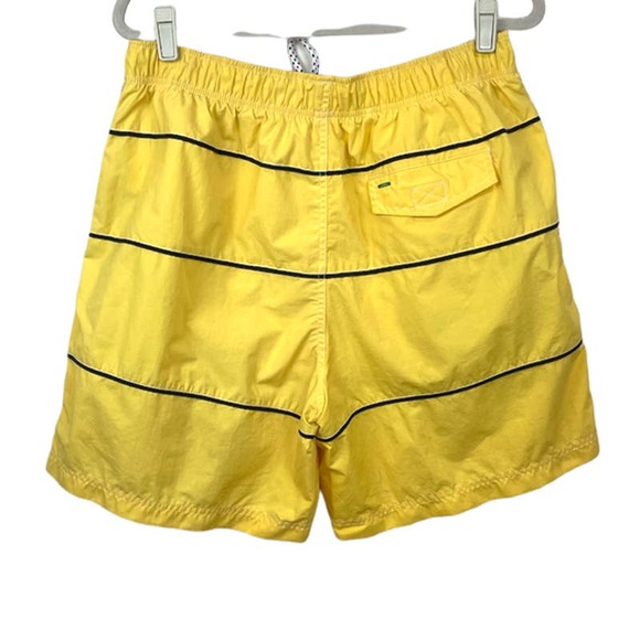 Tommy Hilfiger Yellow Blue Stripe Swim Shorts Size Large ( NWOT) - Picture 4 of 11